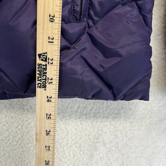 GUESS Quilted Down Puffer Jacket Womens Small Purple Coat Winter Mountains - Picture 7 of 9